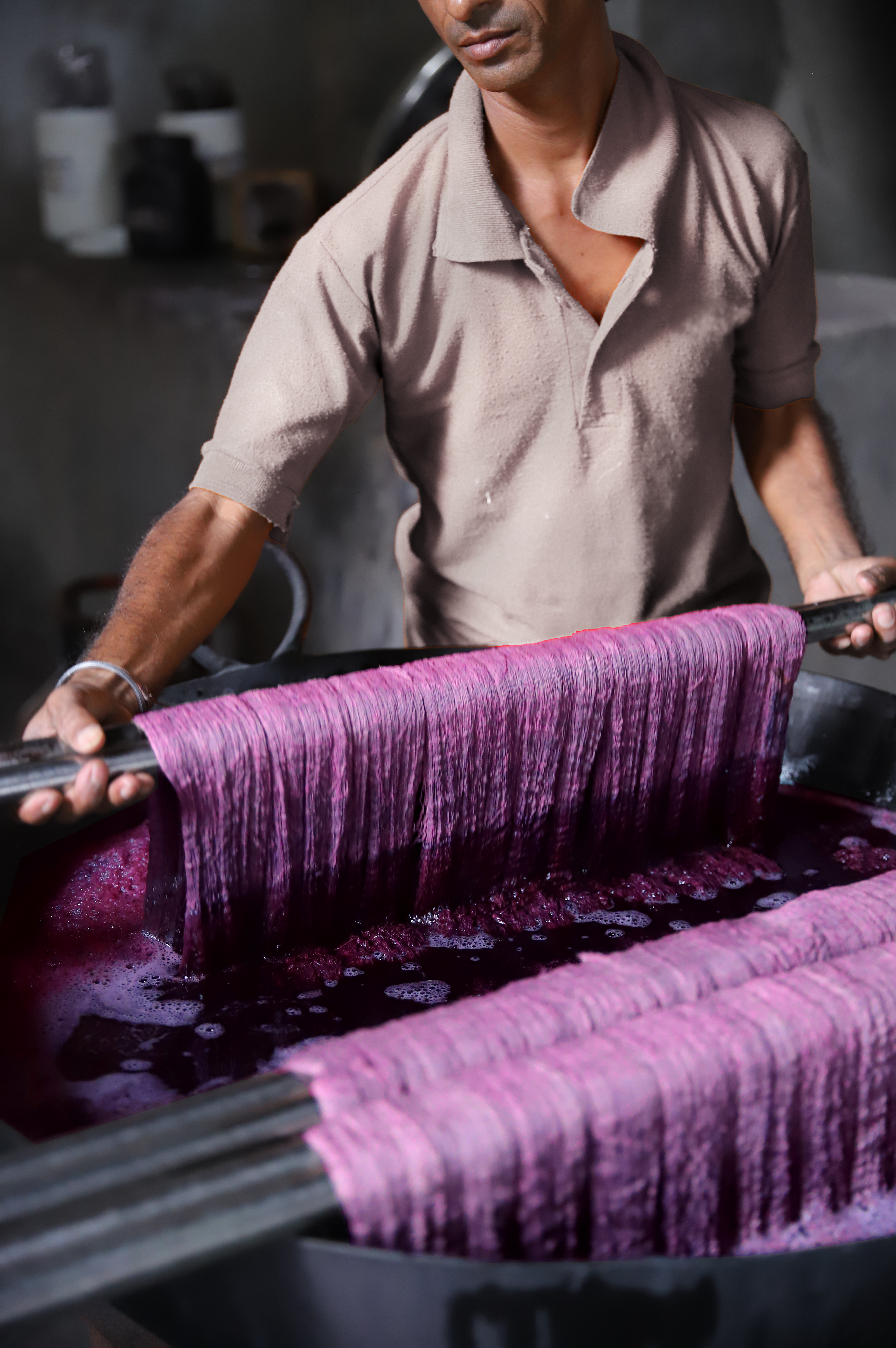 Natural dyes and traditional processes used to make stair runner by Sophie Cooney Runners
