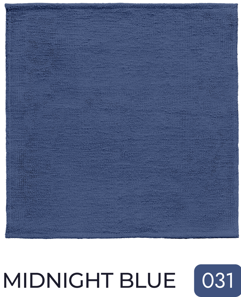 Midnight blue wool Sophie Cooney Runners colour swatch