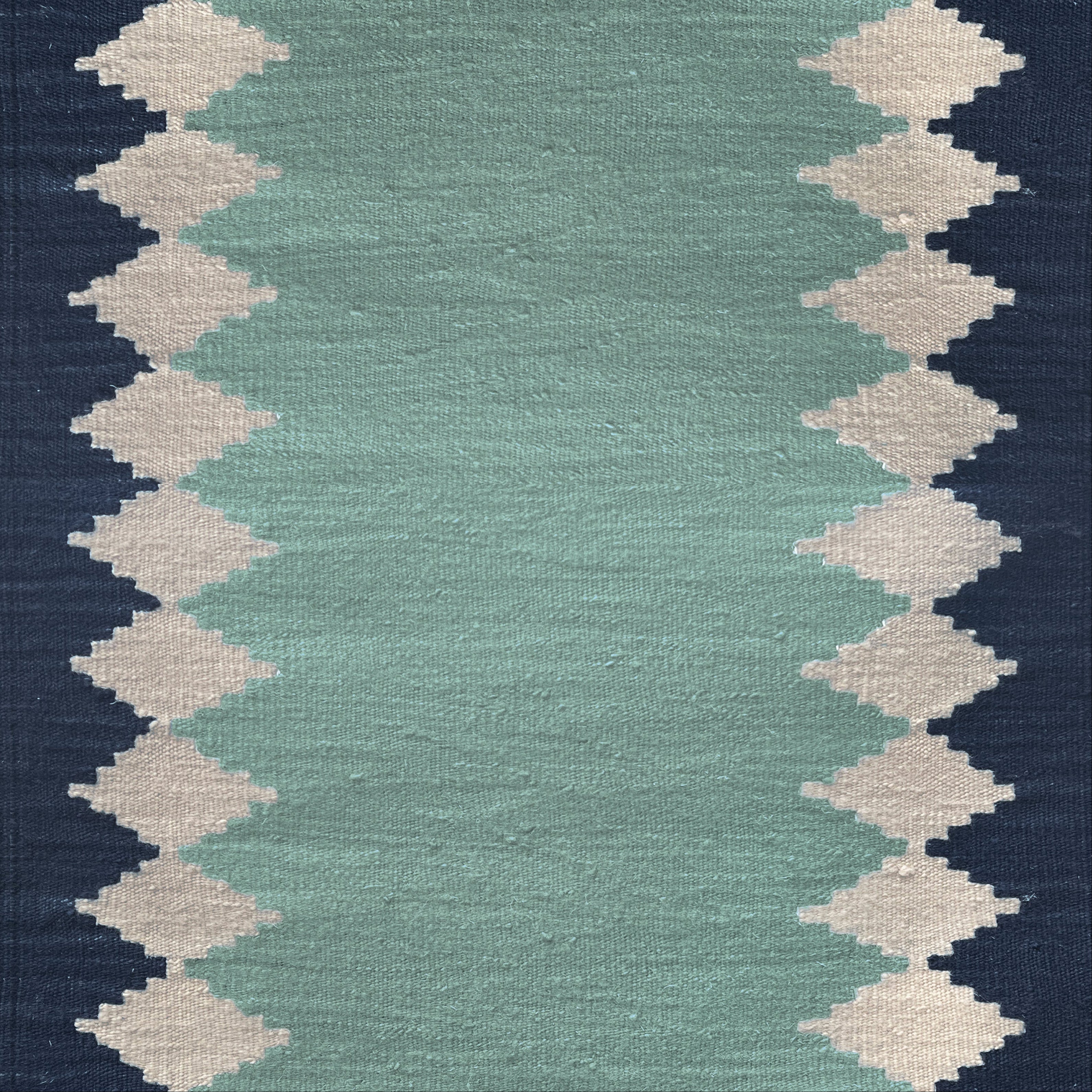 Via Stone Blue Wool Stair Runner Sophie Cooney Runners