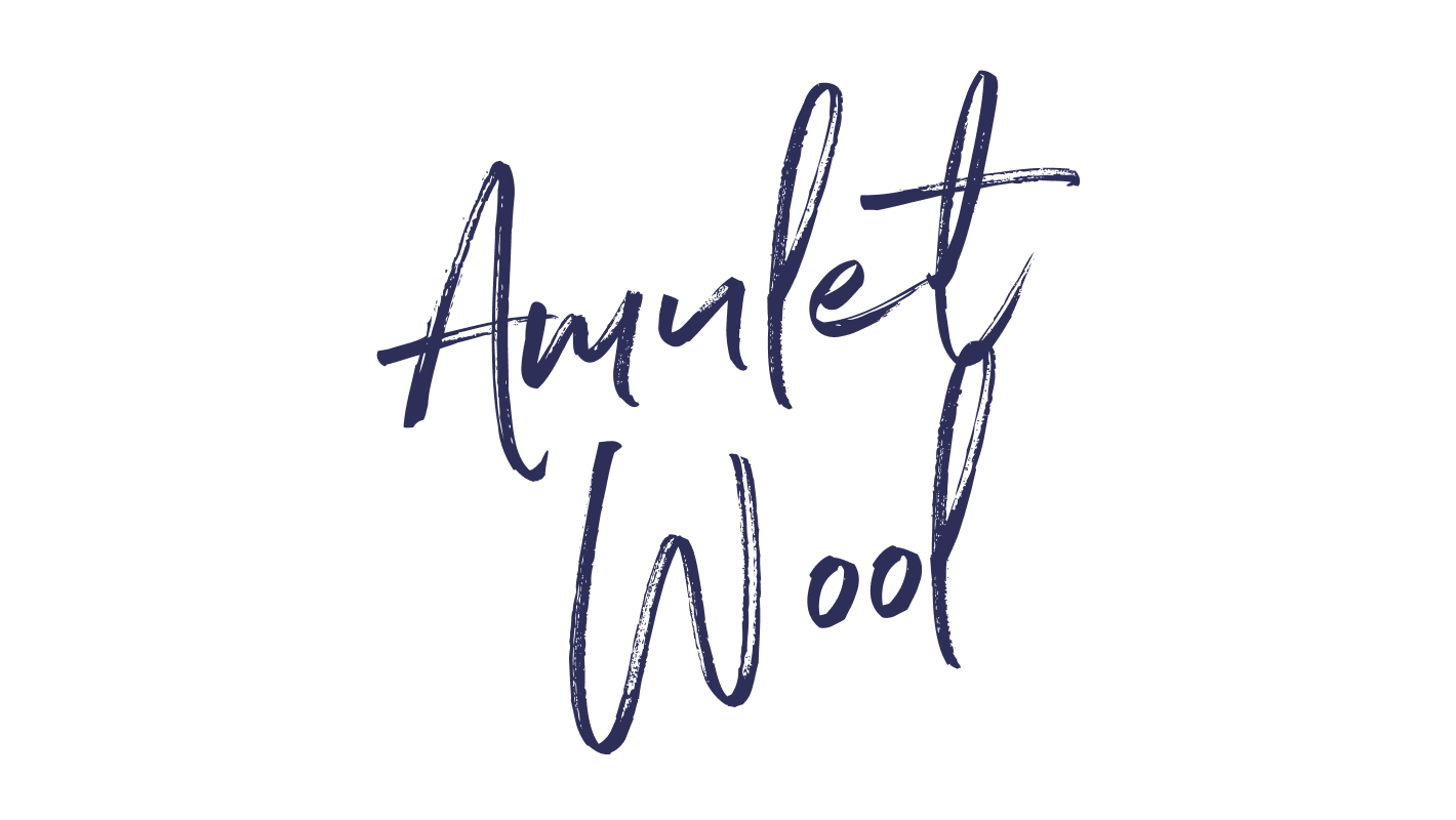 Hand drawn minimalist illustration in chalk for Sophie Cooney Runners - Amulet Wool