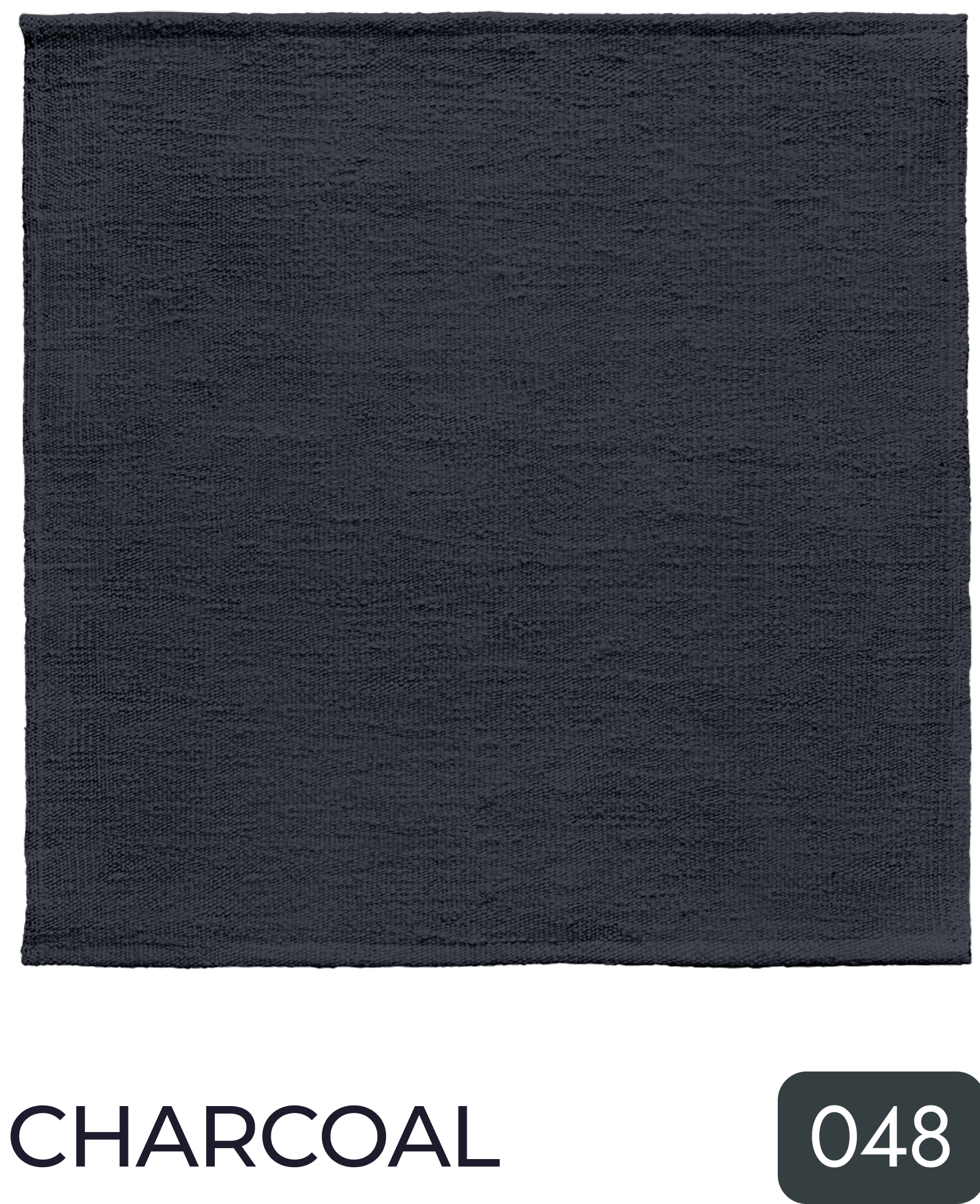 Charcoal 048 wool Sophie Cooney Runners colour swatch