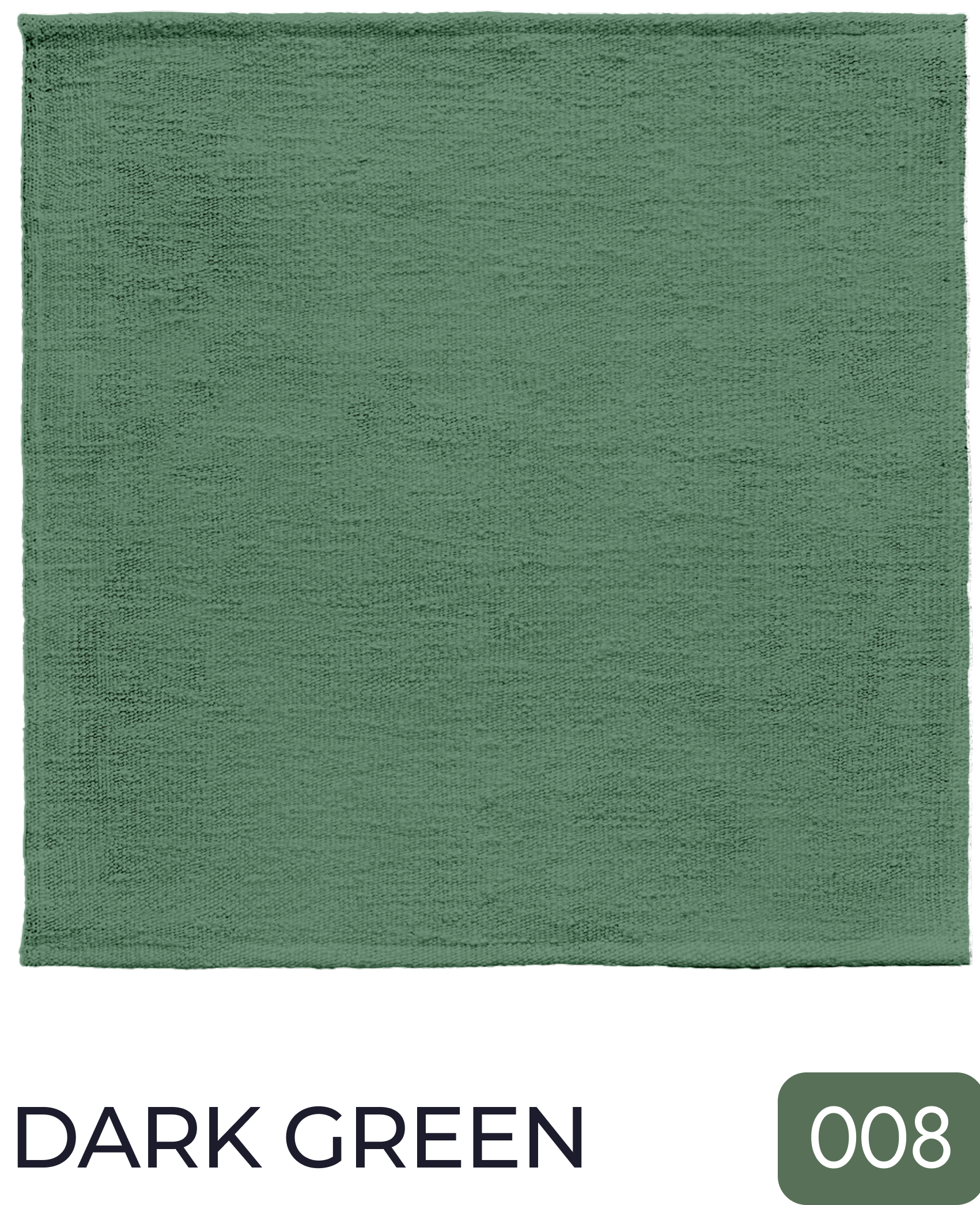 Dark Green 008 wool Sophie Cooney Runners colour swatch