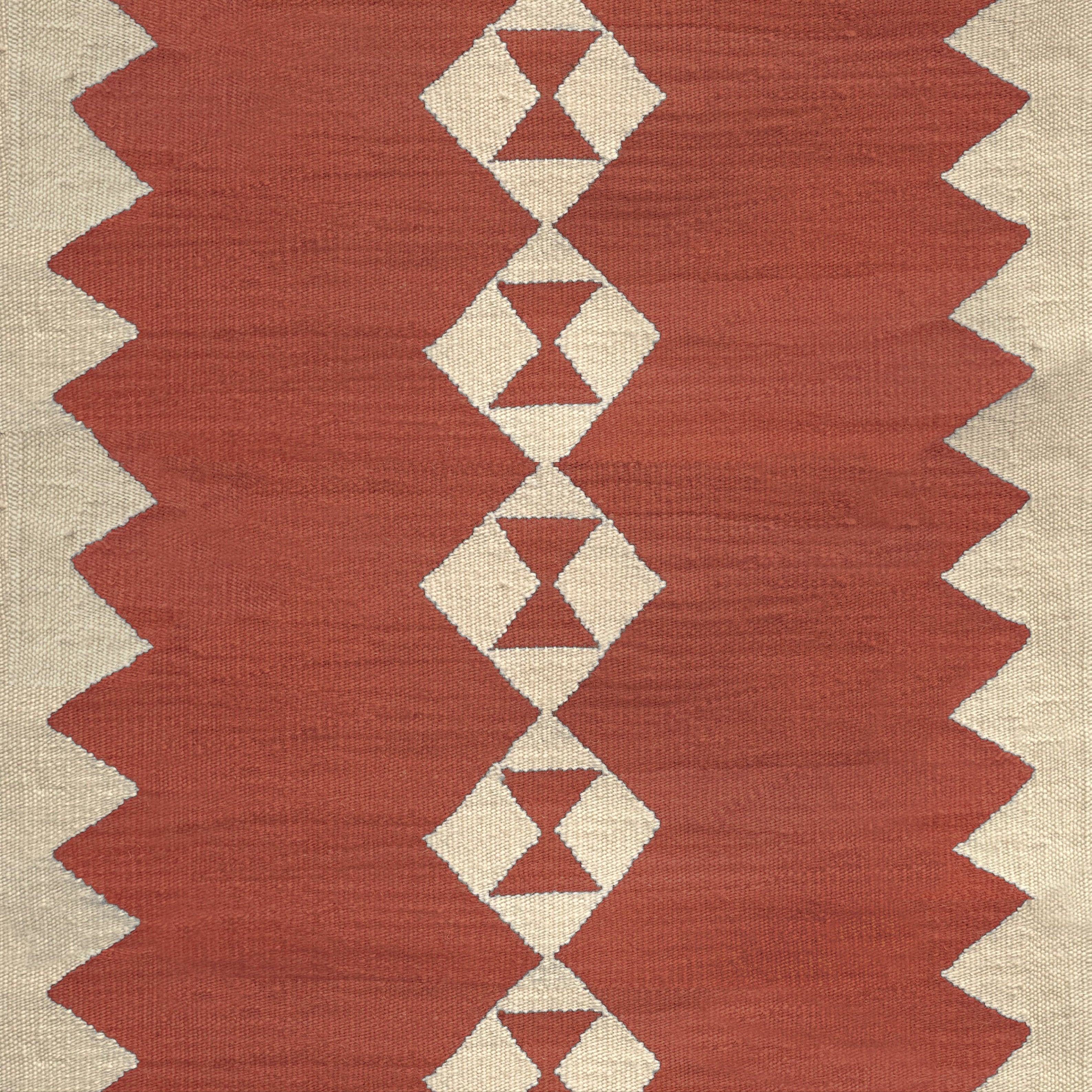 Eye clay wool stair runner by Sophie Cooney Runners
