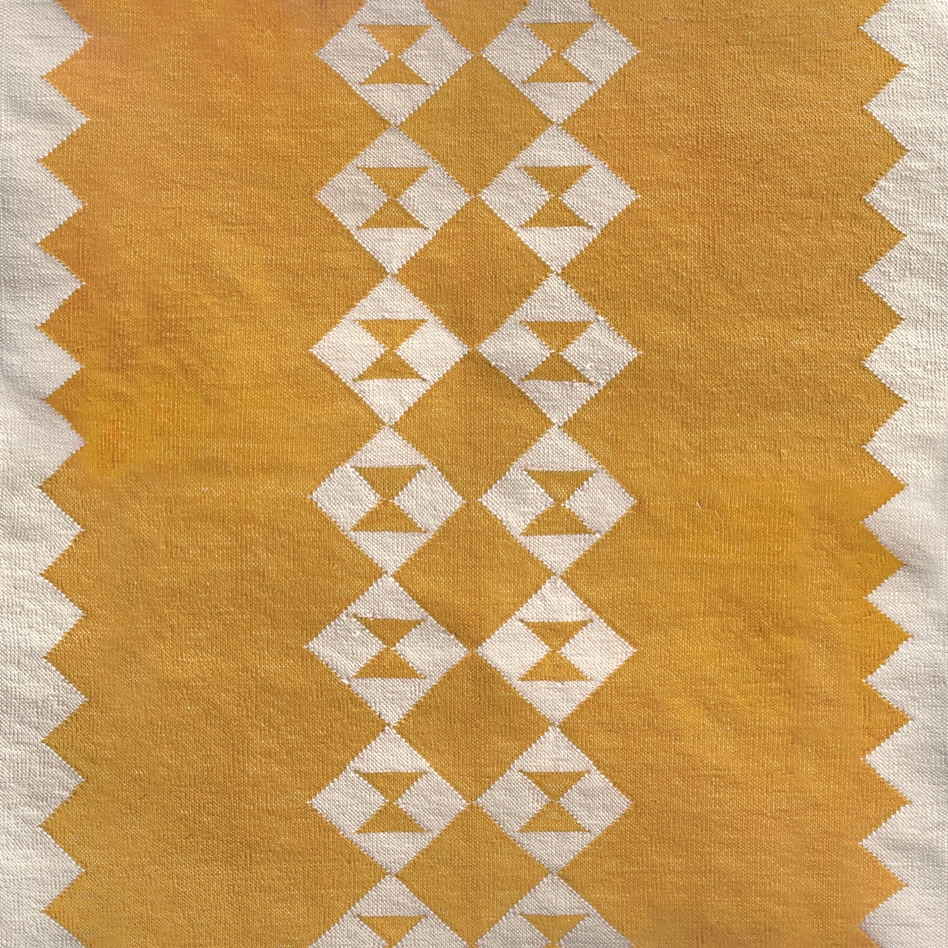 Eye Duo Yellow stair runner by Sophie Cooney Runners