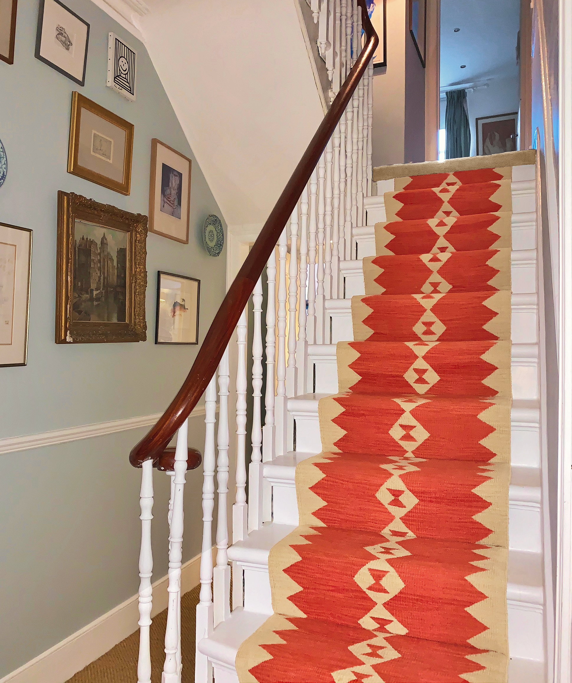 Eye clay wool runner by Sophie Cooney Runners
