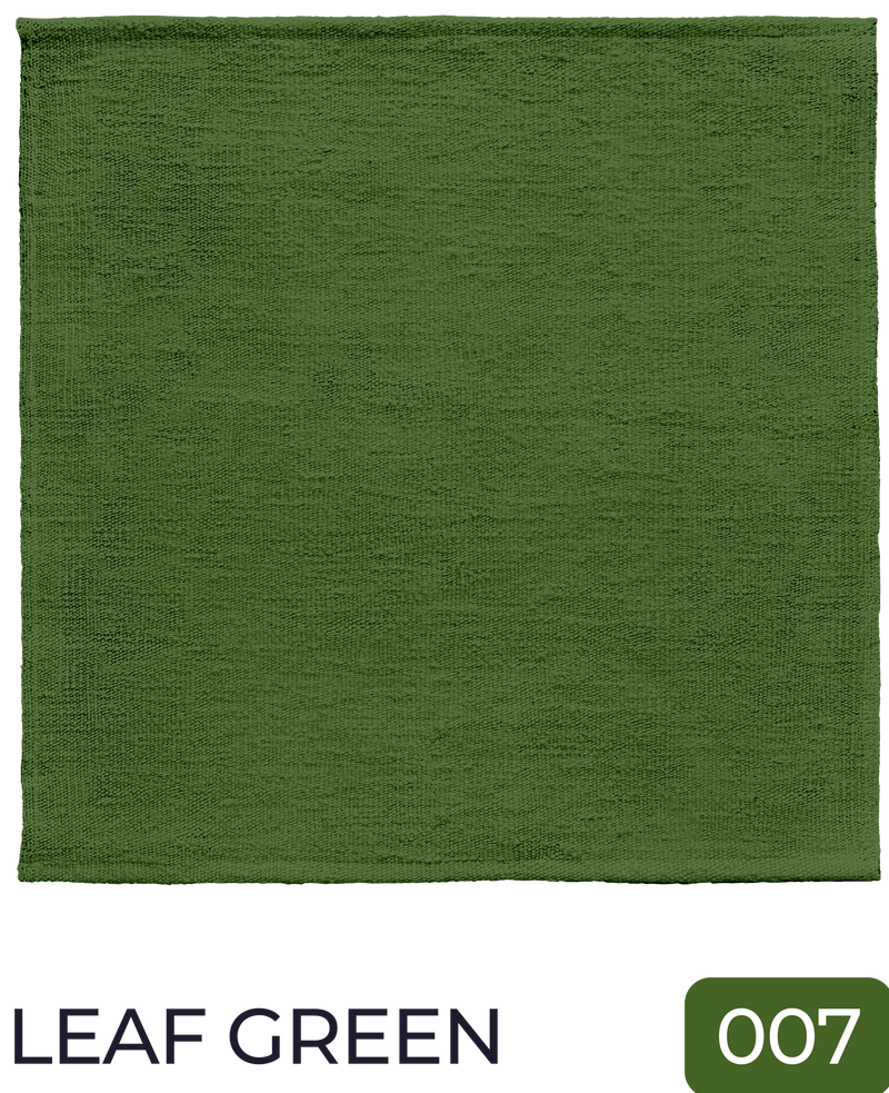 Leaf green wool Sophie Cooney Runners colour swatch