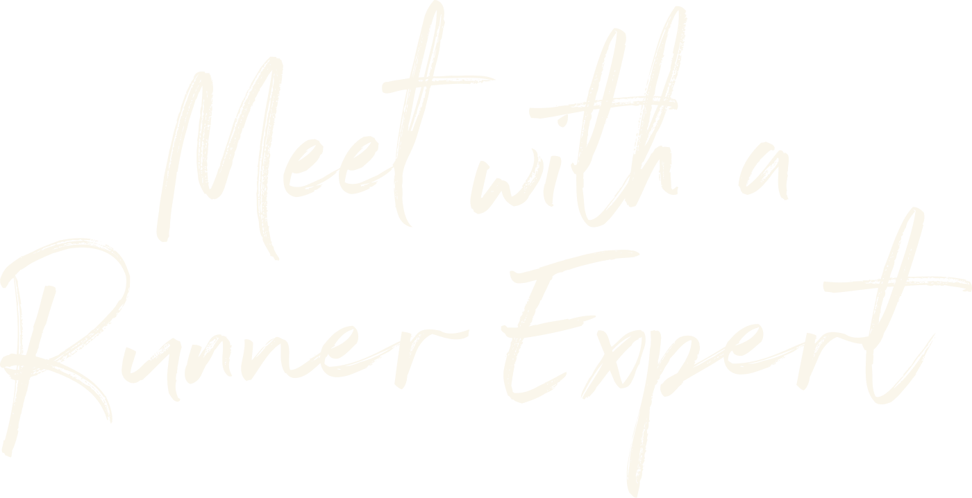 Meet with a runner expert handwritten by SOphie Cooney