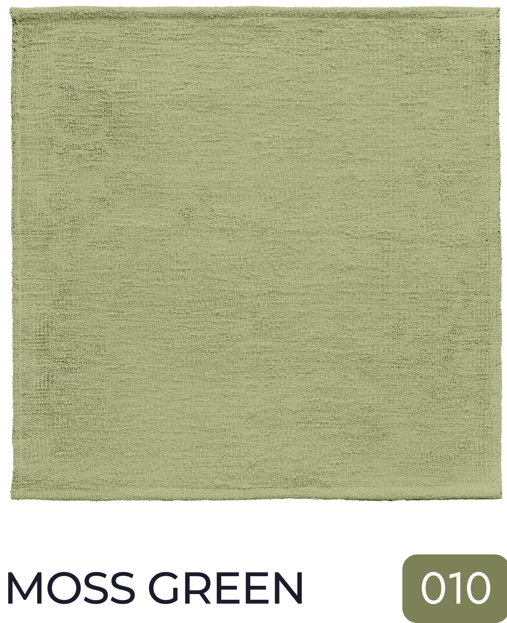 Moss green 010 wool Sophie Cooney Runners colour swatch