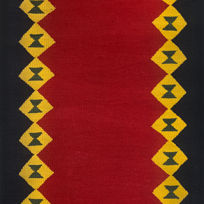 Red Via Eye Rug