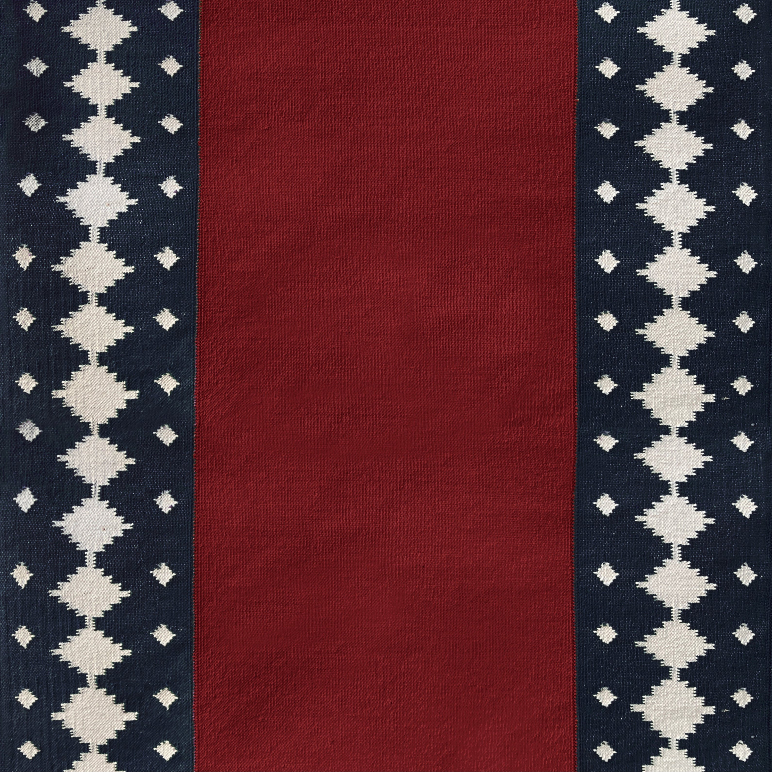 Rudis Via Red wool stair runner by Sophie Cooney Runners