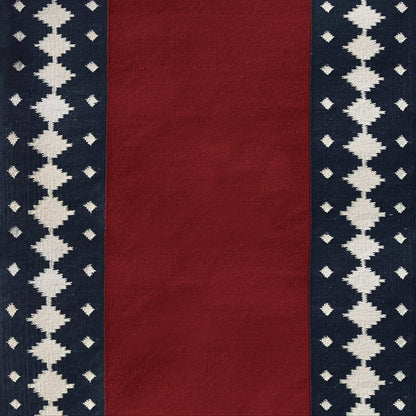 Rudis Via Red wool stair runner by Sophie Cooney Runners