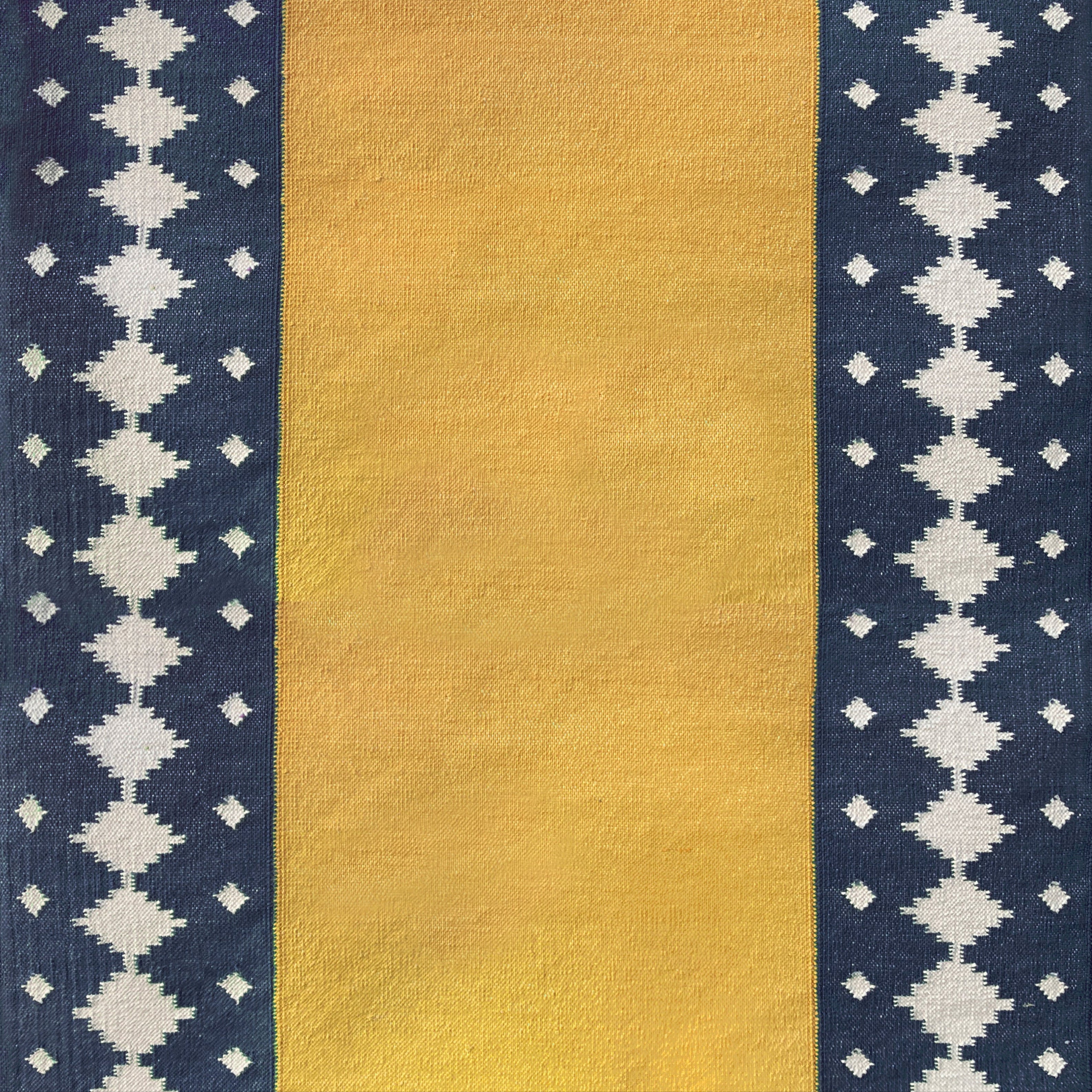Rudis Via Yellow wool stair runner by Sophie Cooney Runners