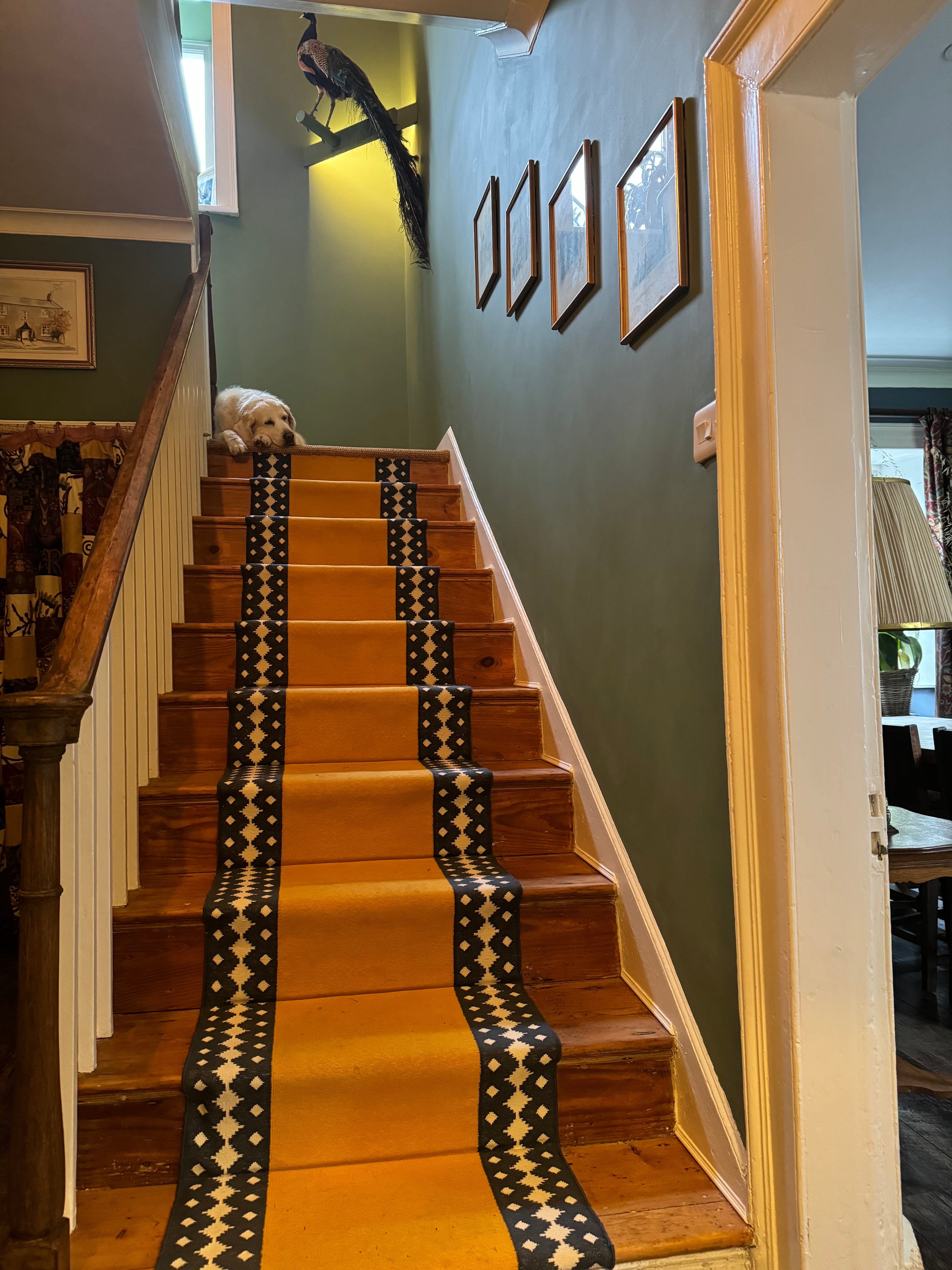 Rudis Via raw cotton stair runner by Sophie Cooney Runners
