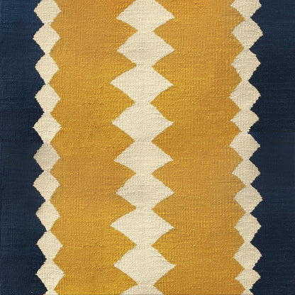 Safari Yellow wool stair runner by Sophie Cooney Runners