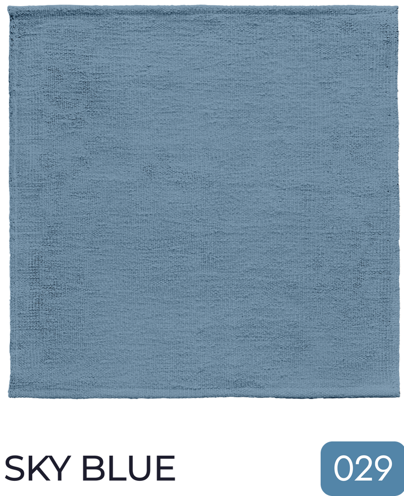 Sky blue 029 wool Sophie Cooney Runners colour swatch