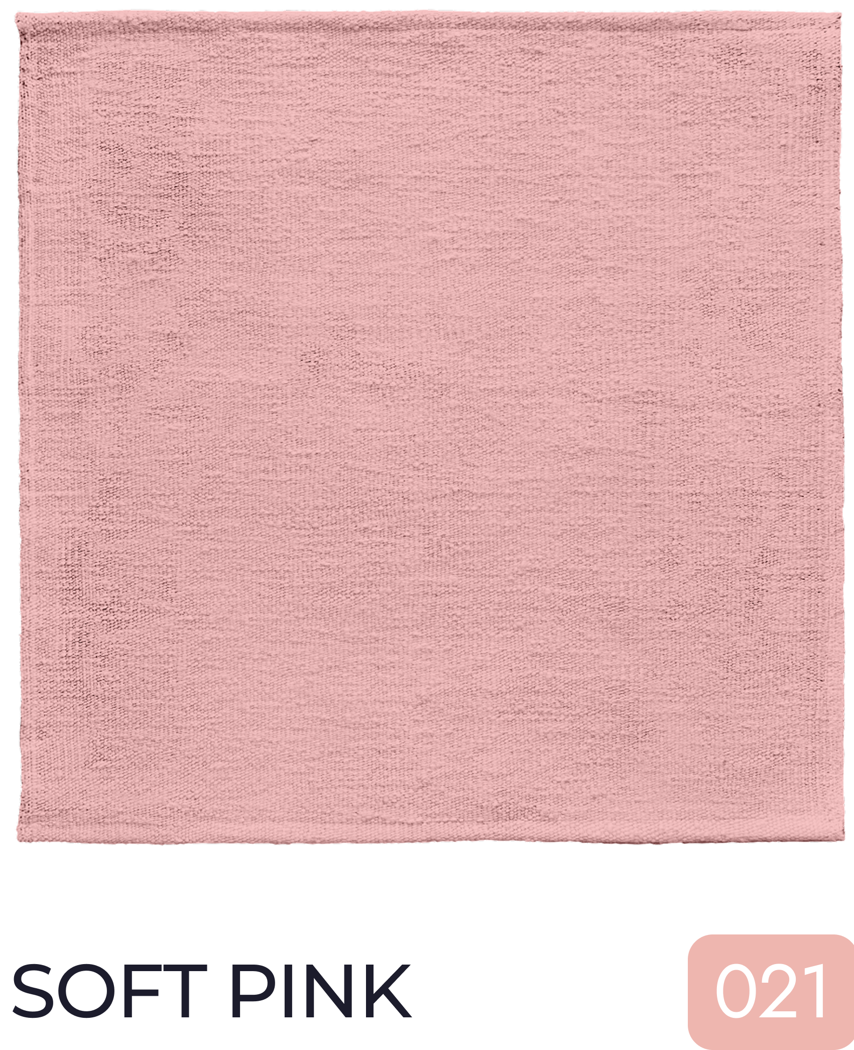 Soft Pink 021 wool Sophie Cooney Runners colour swatch