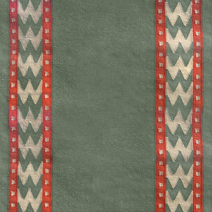 Thora green wool stair runner by Sophie Cooney Runners