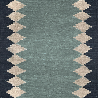 Via stone blue stair runner closeup product photograph sophie cooney