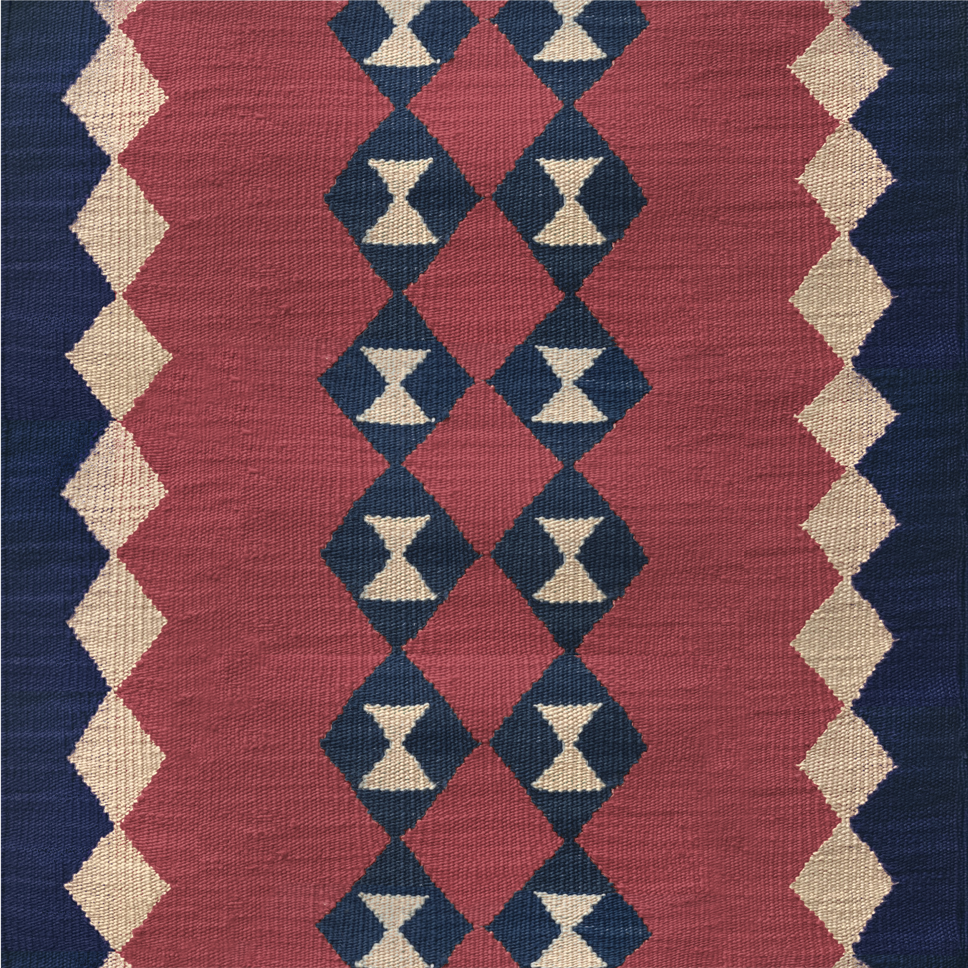 Via duo raspberry Wool Stair Runner Sophie Cooney Runners
