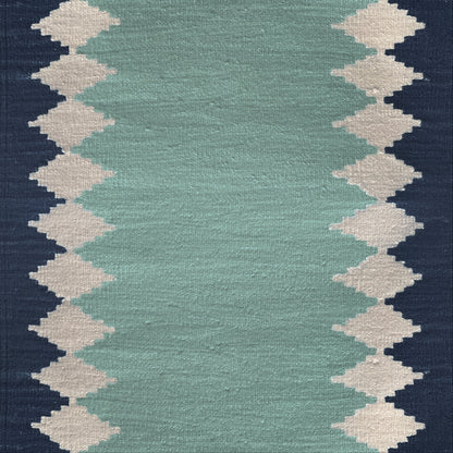 Via Stone Blue Wool Stair Runner Sophie Cooney Runners