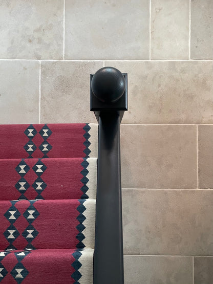 Via duo raspberry stair runner by Sophie Cooney Runners