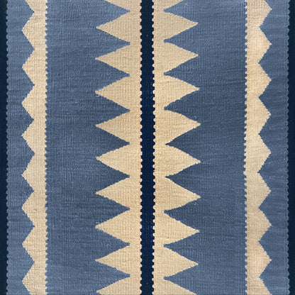 Zurianna Sky Blue wool stair runner by Sophie Cooney Runners